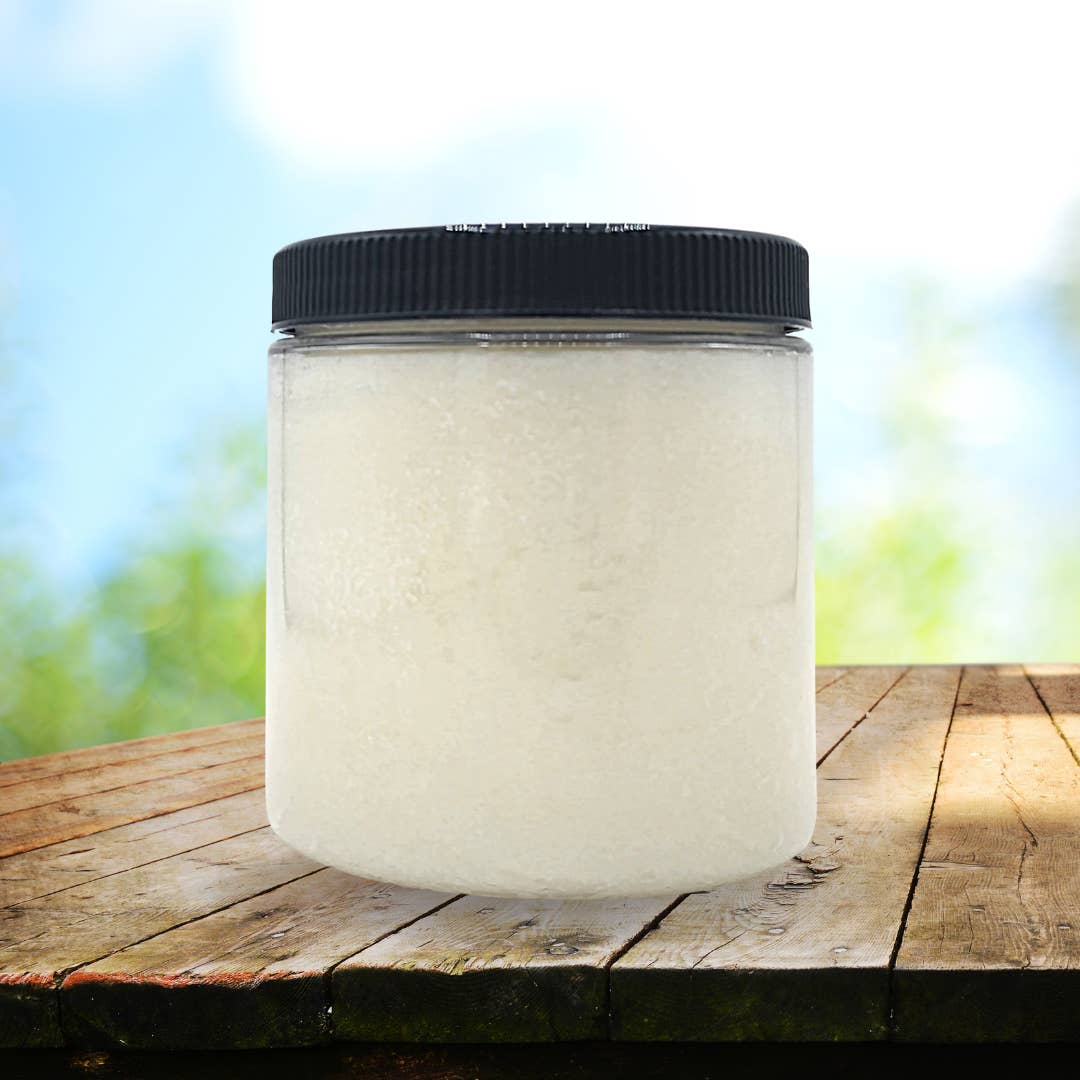 Honeyshuck Acres, LLC - Wholesale Body Scrub/Exfoliant - Sugar Body Scrub | Unlabeled | 8 oz Jar | Emulsifying