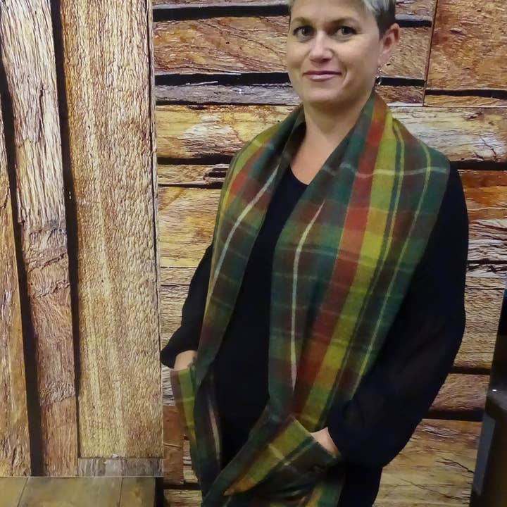 Patrick King Woollen Company - Wholesale Scarf - Men's - Canadian Rockies Pocket Scarf1