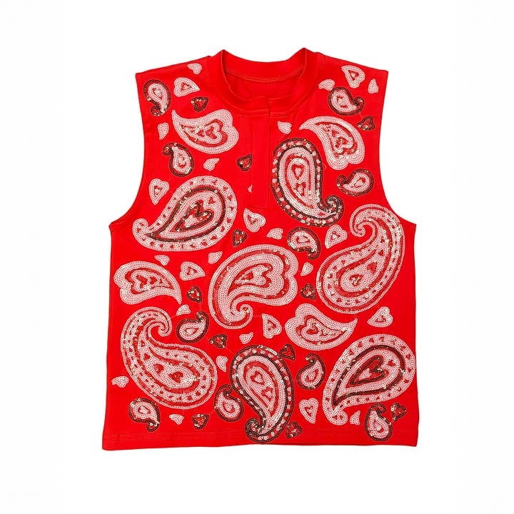 Paisley Top for wholesale by Belle Cher