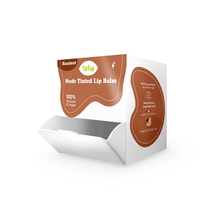 Trew Cosmetic - Wholesale Lip Balm - Distrib Nude Tinted Hazelnut Lip Balm 100% Natural and Vegan2