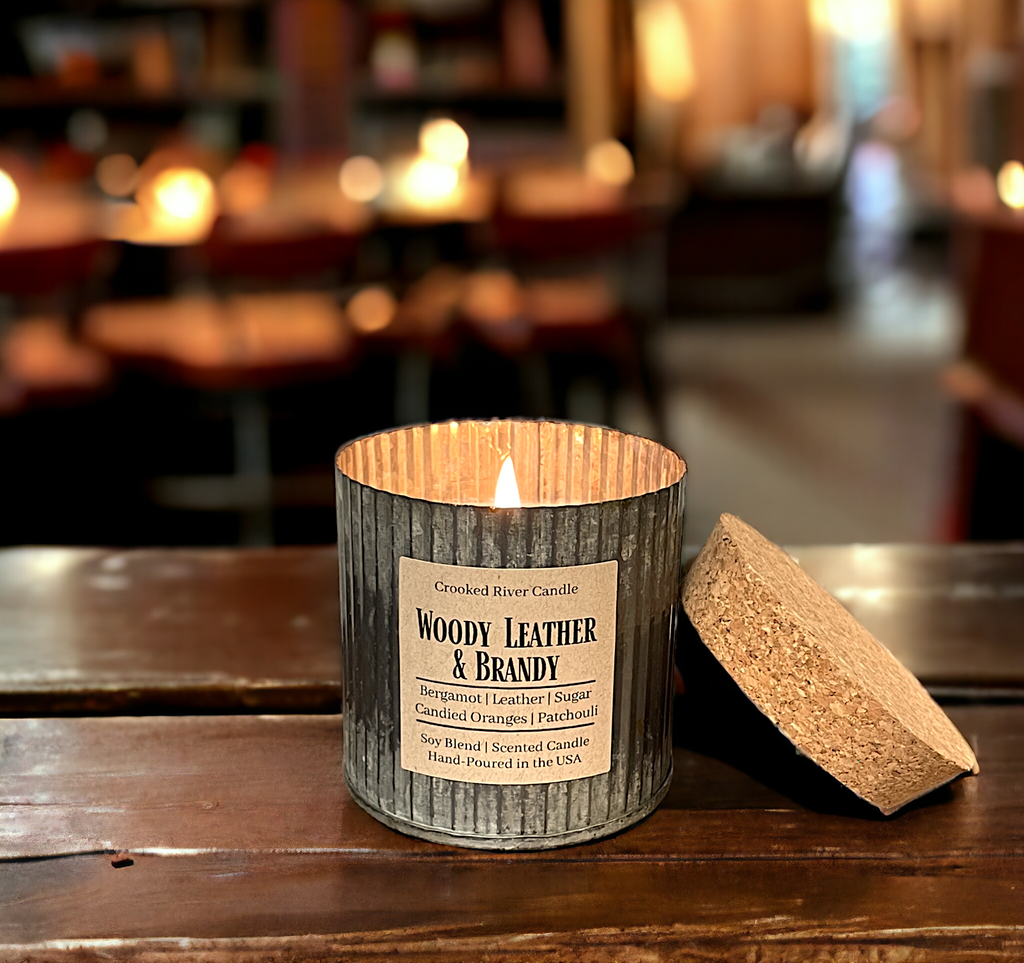  Crooked River Candle, Cozy Flannel