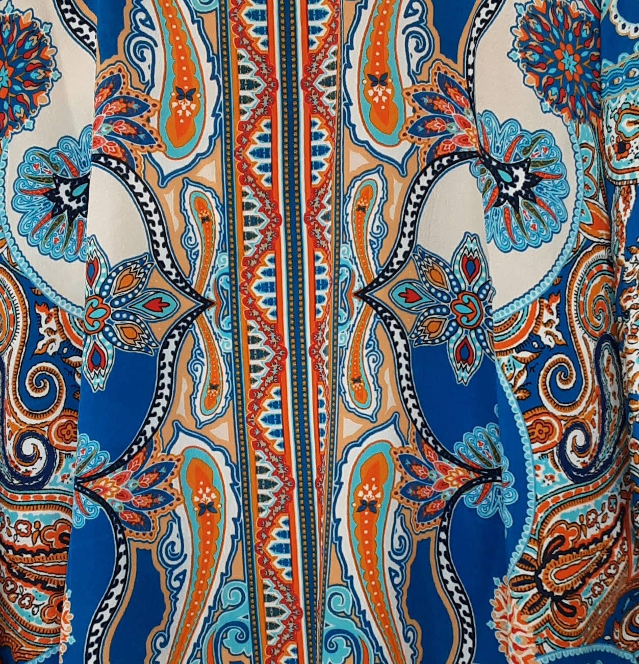 DENIM BRIYANA SILK TOP for wholesale on Faire3