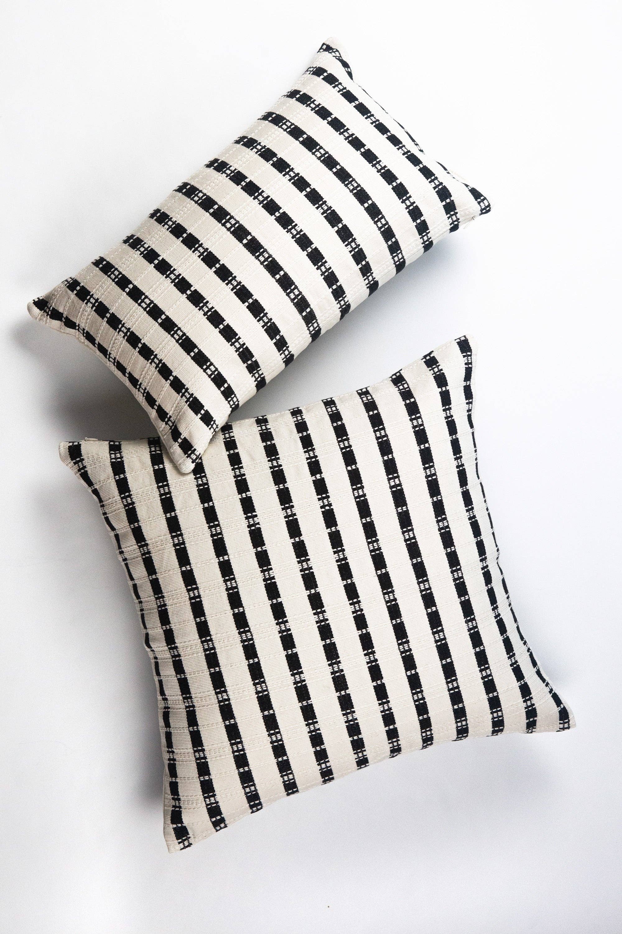 Archive NY - Wholesale Throw/Decorative Pillow - Santiago Grid Pillow - 12" x 20"4