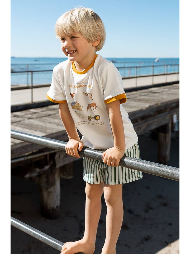 Homegrown Kids - Wholesale Screen-printed t-shirt – Kids - Barnyard Jersey Tee1