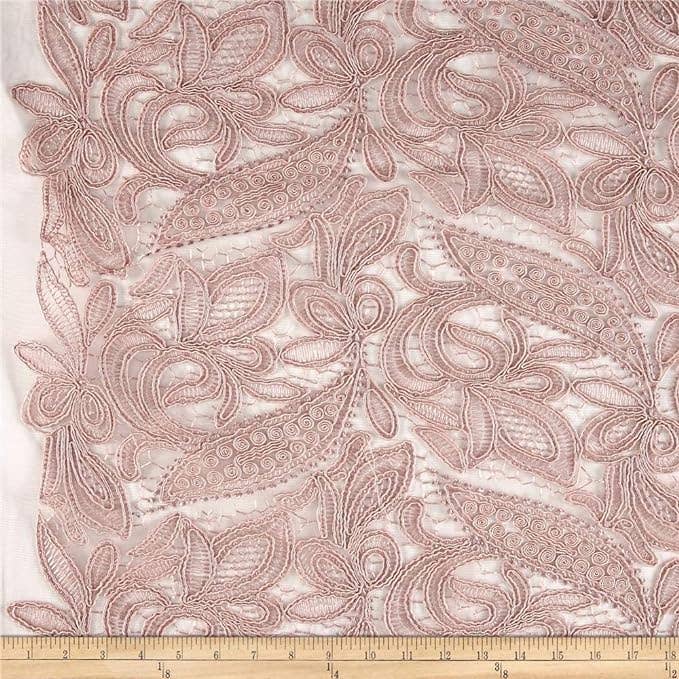 Fabrics Star - Wholesale Fabric - CREATION Glitter Embroidered Mesh Fabric. Lace Netting Material ideal for Sewing, Dresses, Gowns, Dresses, Skirts, Veils, Etc.