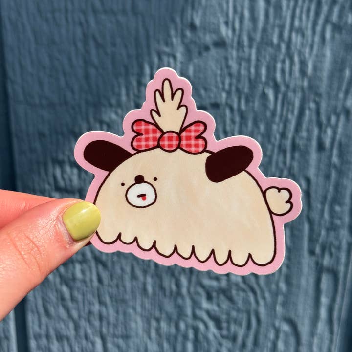 Es Hund Matte Vinyl Aufkleber für den Großhandel von Rolly Poly Studios