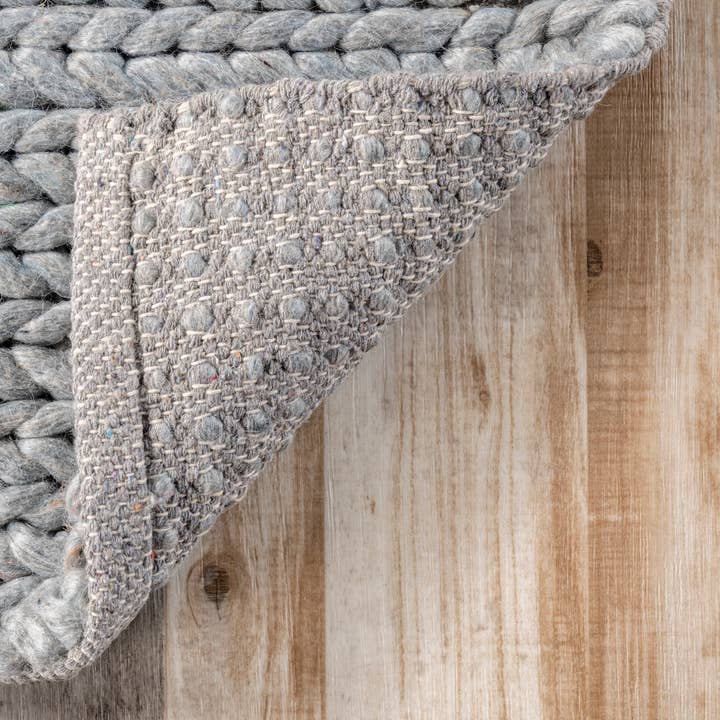 nuLOOM - Wholesale Area Rug - Hand Woven Chunky Woolen Cable Area Rug44