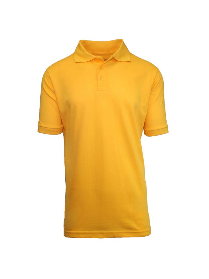 Galaxy By Harvic - Wholesale Polo - Men's - Men's Short Sleeve Pique Polo Shirts Uniform7