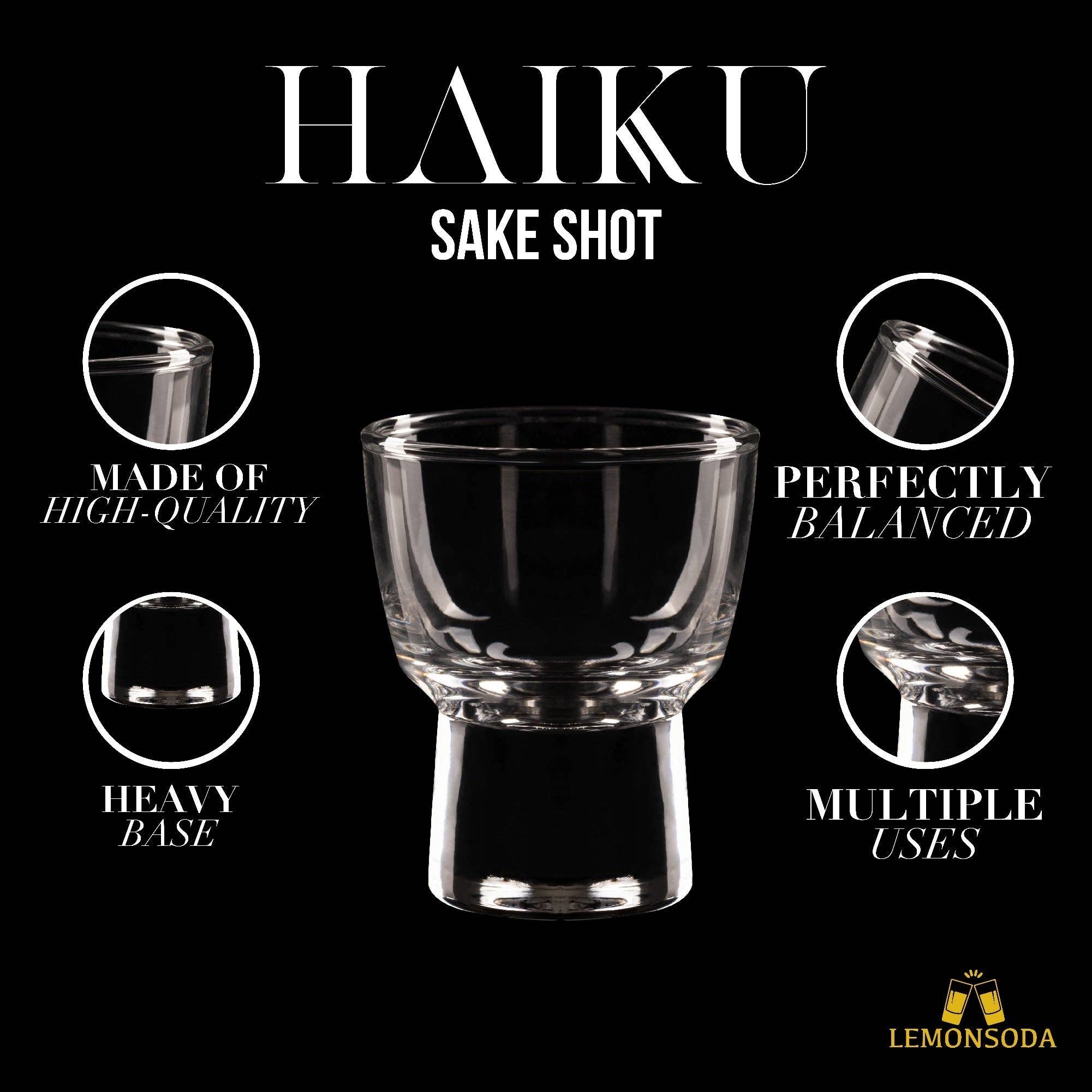 Lemonsoda – wholesale Shot glass – Haiku Sake Shot Glasses - (60 mL / 2 fl. oz.) (1pc)4