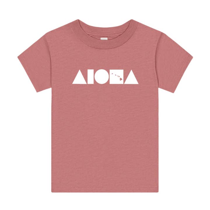T-shirt Enfant Bruyère Mauve Formes d'Île pour la vente par Soley Aloha