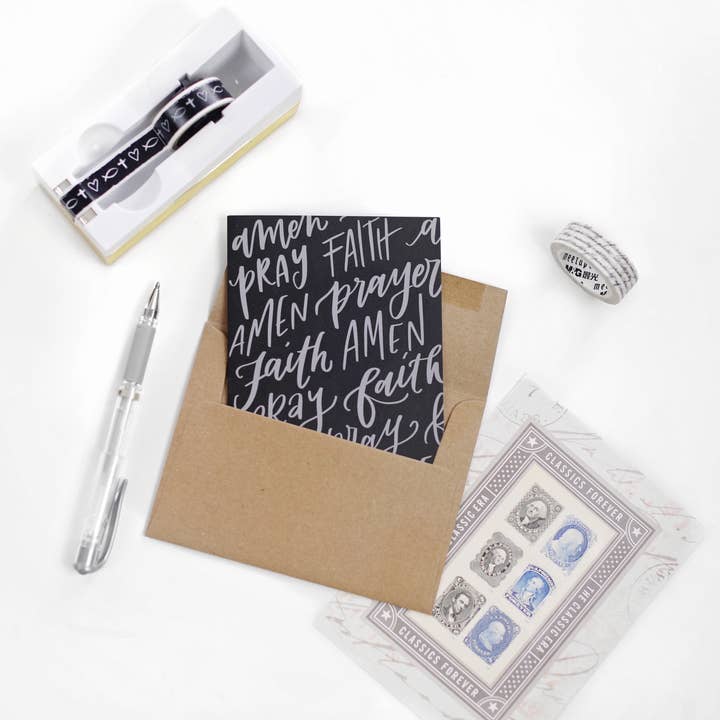 „Amen“ -Karte für den Großhandel von Krystal Whitten Studio