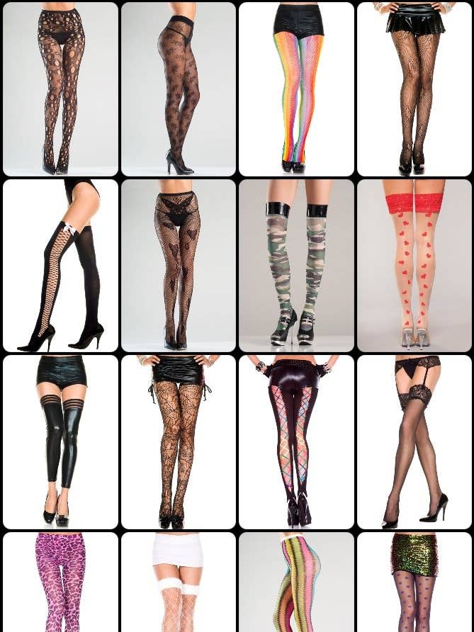 HOSPAK10 - Thigh-Highs / Hosiery Package - Ships In 1 Day! for wholesale by Lingerie Mart
