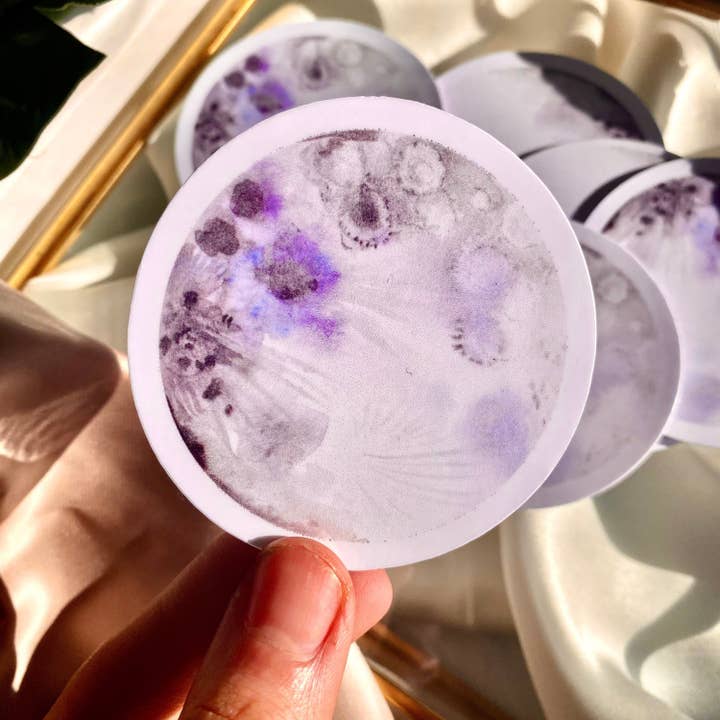 The Moon Vinyl Sticker for wholesale by Terra Soleil