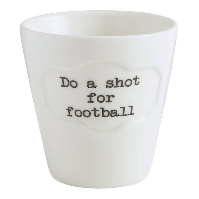47th & Main (Creative Brands) - Wholesale Shot Glass - Football Shot Glass - Set of 12