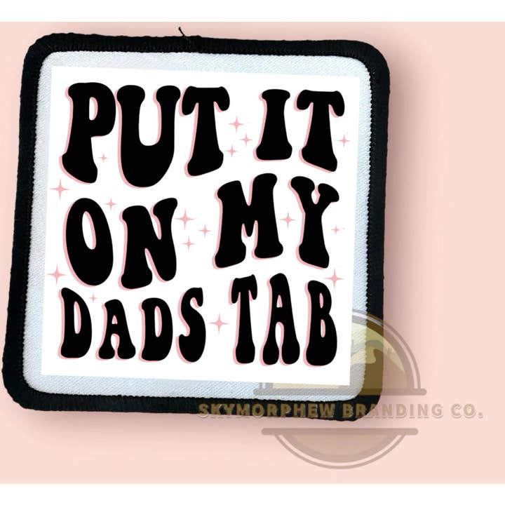Dads Tab - Pink Star for wholesale by Skymorphew Branding Co