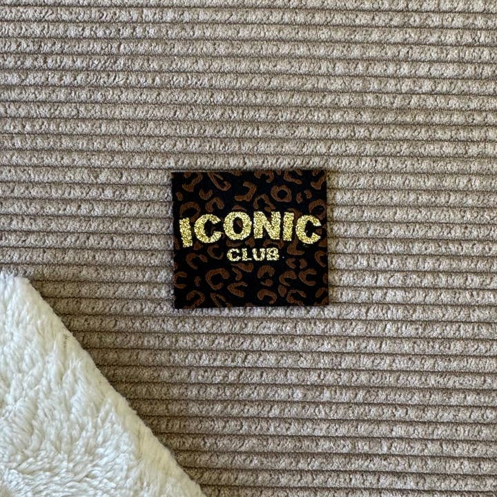 L’Étiquette Home Couture - Wholesale Craft Sewing Kit - Woven Sew-on Label Lurex: Iconic Club Leo2