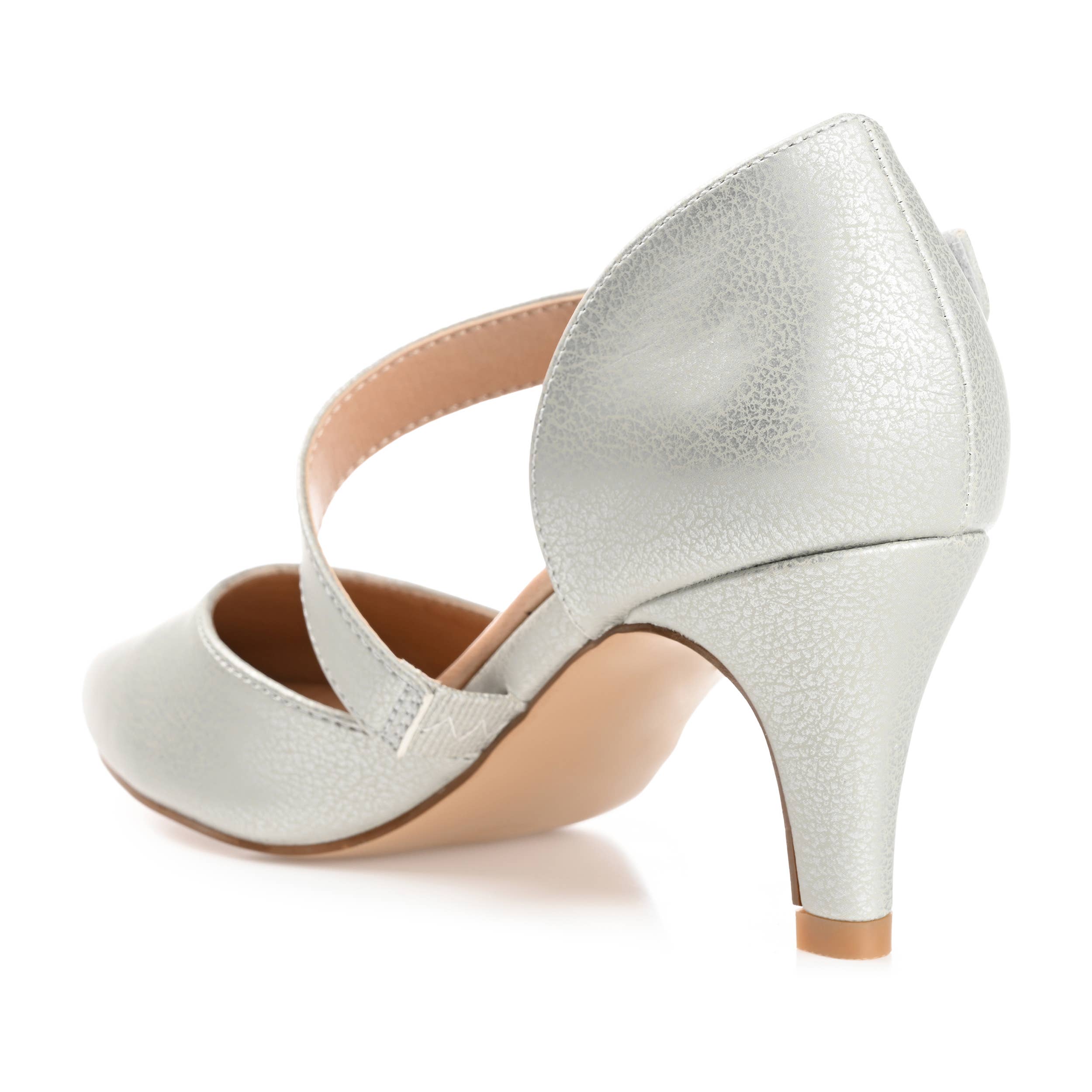 Journee - Wholesale Low Heels - Women's - Tillis D'Orsay Pump Heels In Faux Leather12