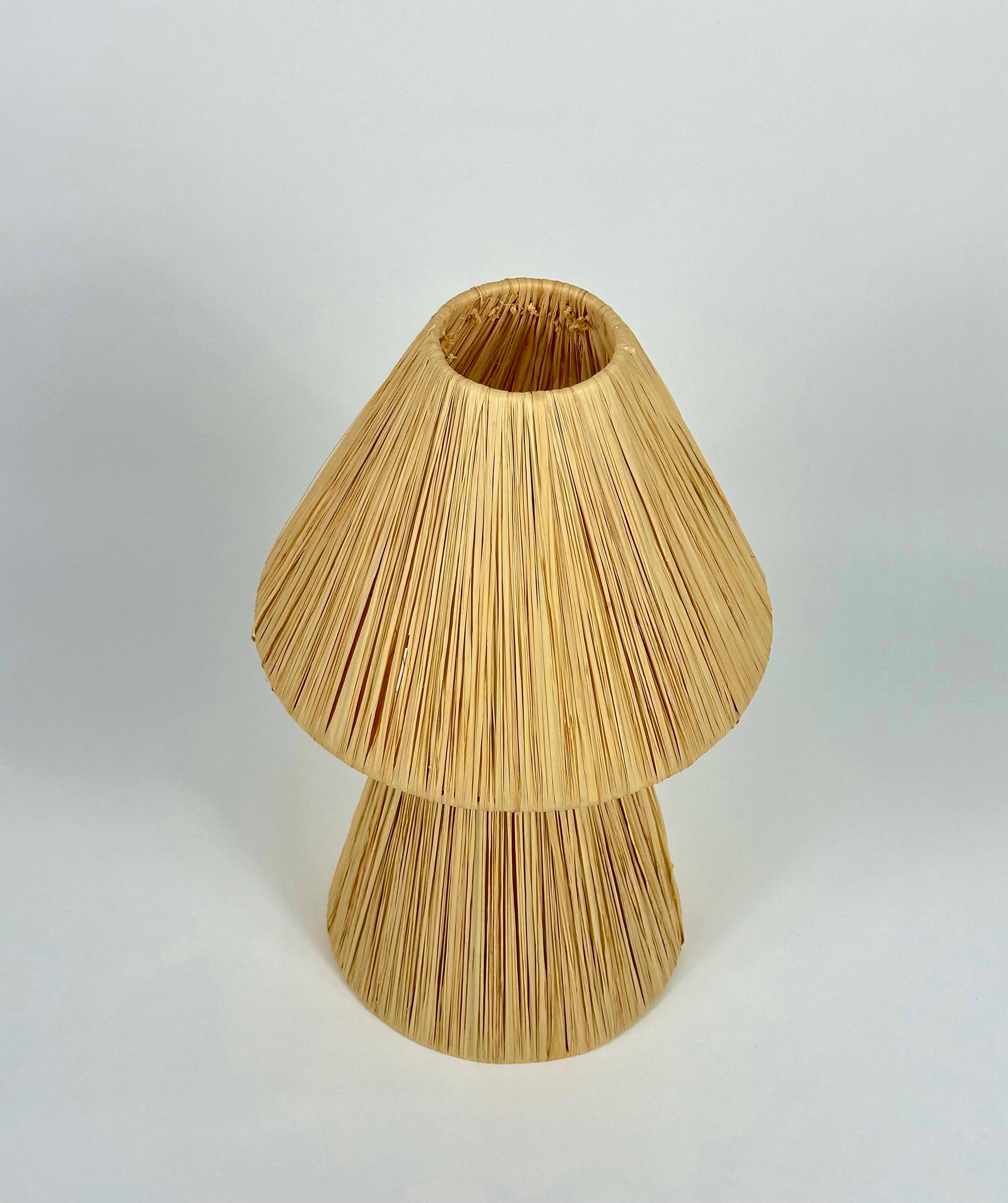 Mikwi – wholesale Lampshade – Natural raffia lamp, raffia lampshade, TABLE LAMPSHADES   3