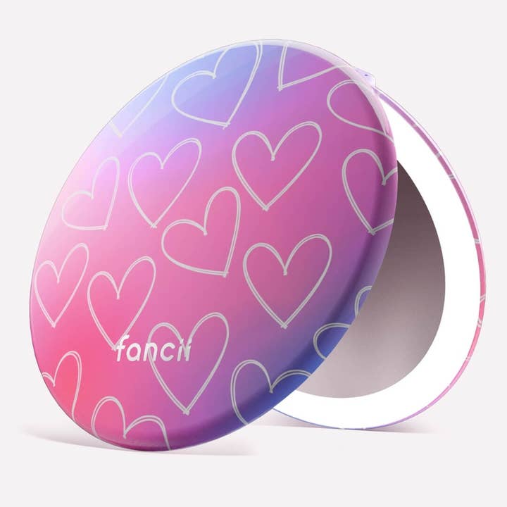 Taylor LED Lighted Compact Mirror - Lovestruck for wholesale by Fancii