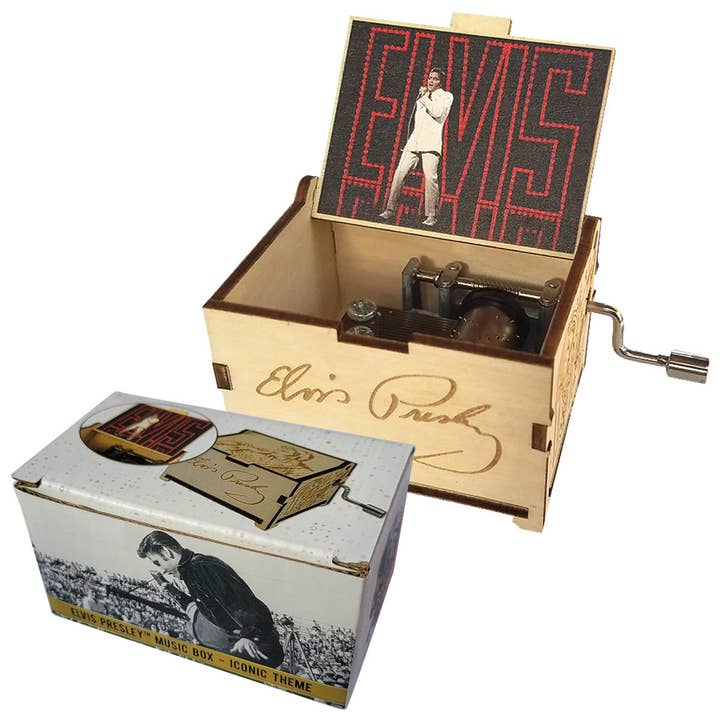 The Laser's Edge LLC - Wholesale Decorative Tabletop Object - Elvis Presley Mini Music Box