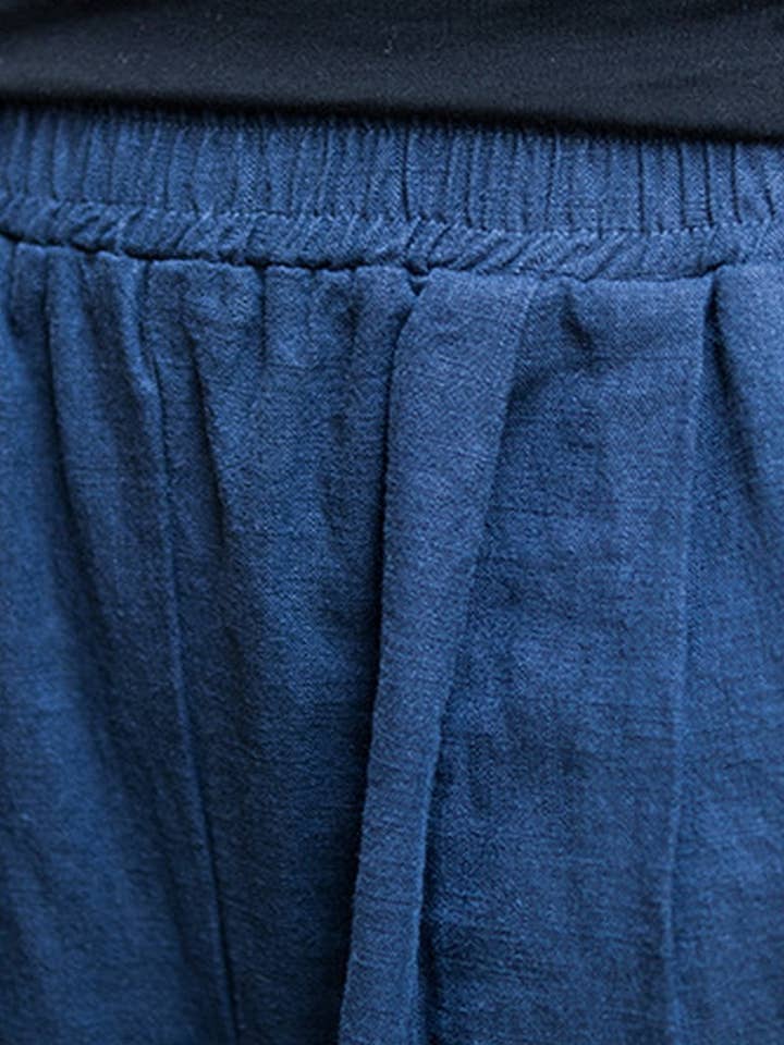 NINEXIS - Wholesale Pants - Women's - CWBLP1377_COTTON AND LINEN SAND-WASHED WIDE-LEG TROUSERS27