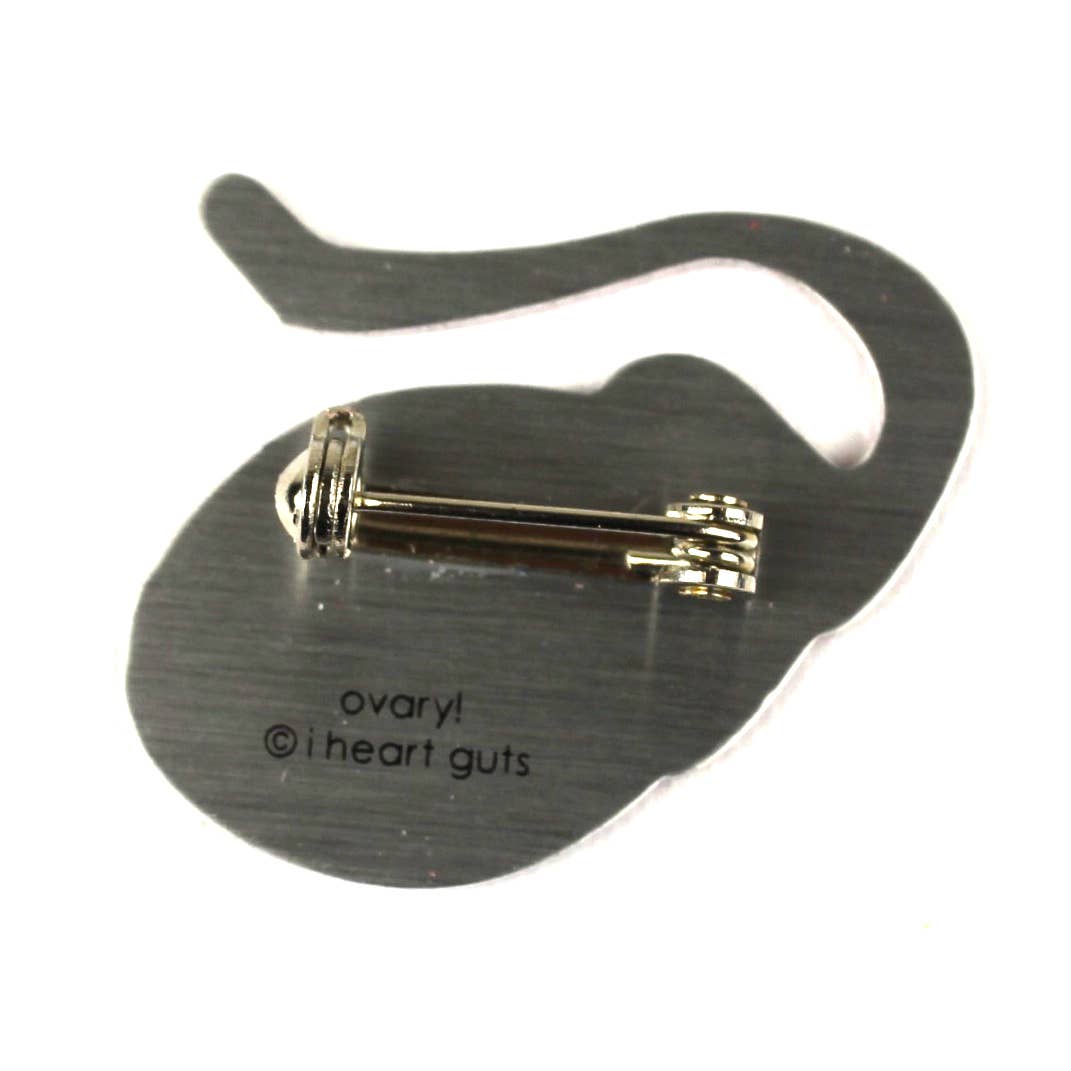 I Heart Guts | Organ Plushies Wholesale - Wholesale Lapel Pin/Button - Ovary Lapel Pin - Ova Achiever4