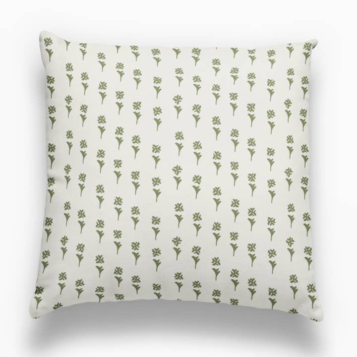 Daffodil Pillow in Sprout for wholesale by Emily Daws