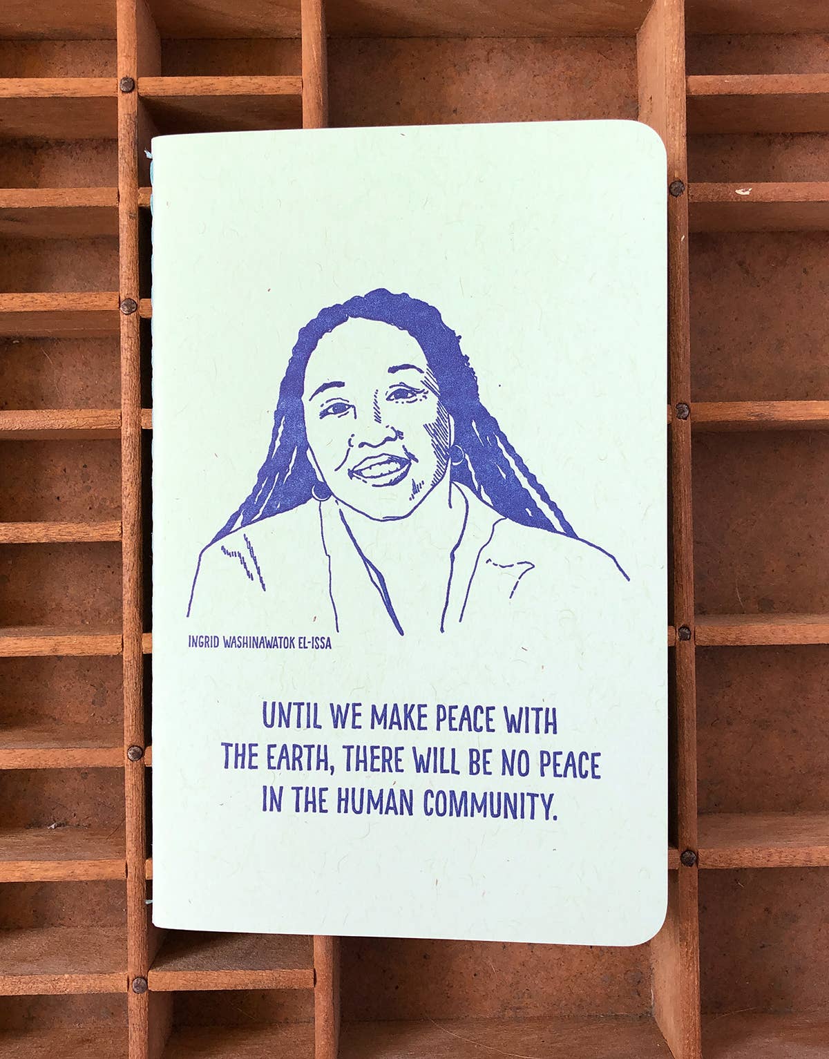 Blackbird Letterpress - Vente Cahiers - Carnet Ingrid Washinwatok El-Issa4