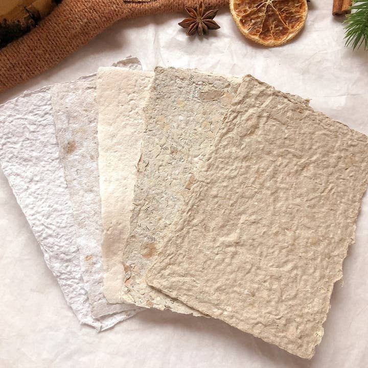 samesjournal - Wholesale - Shades of brown, handmade paper, handmade paper, colorful