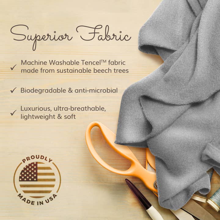 HappyLuxe - Wholesale Omslagdoek - Dames - De Wayfarer Travel Wrap in Eco Cashmere Heather Grey2