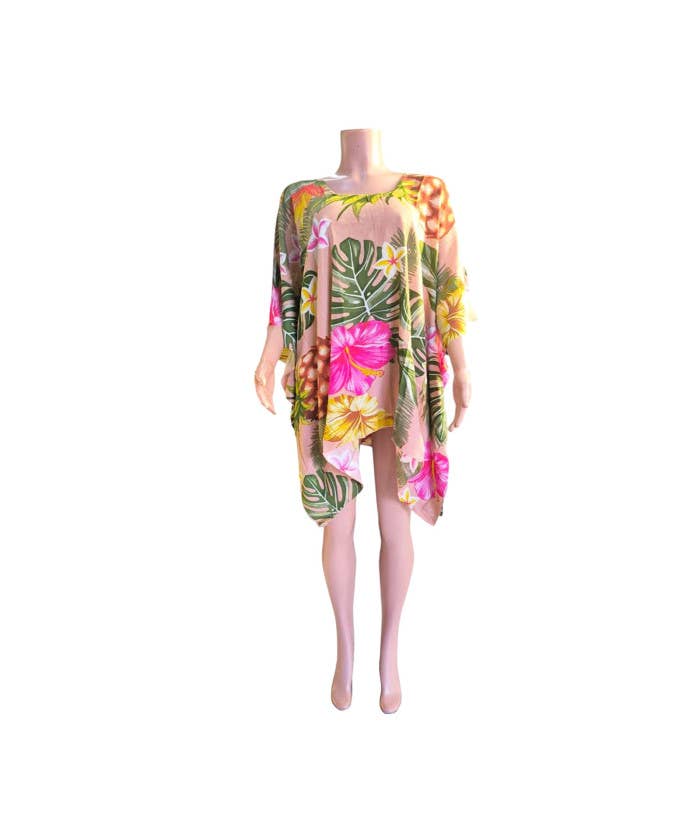 DK Hawaii - Wholesale Dress - Women's - Poncho Dress 2