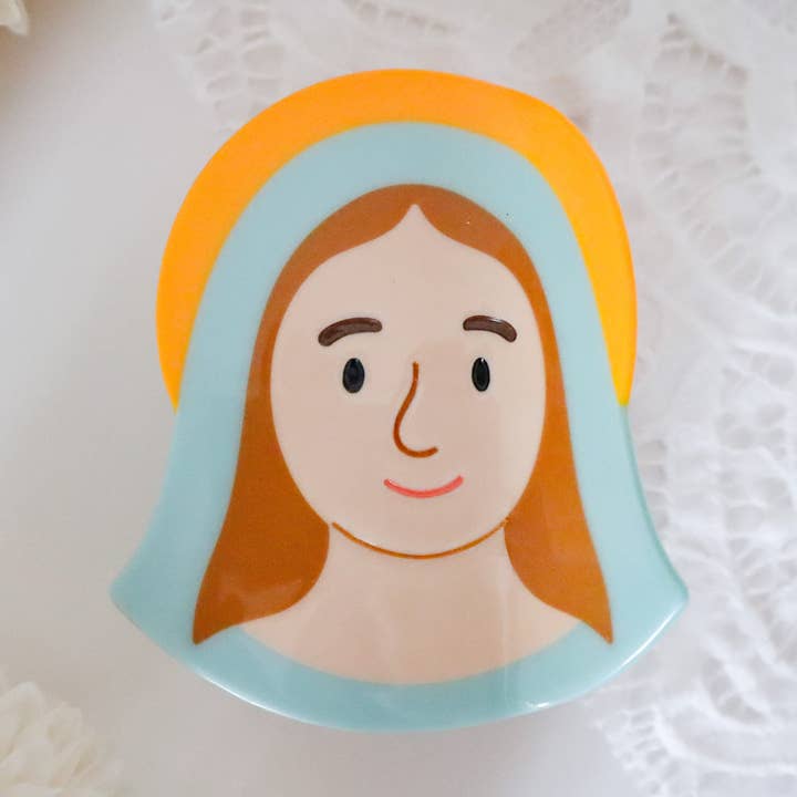 Fermaglio per capelli Madonna Benedetta per la vendita all'ingrosso da parte di Peony&June Illustration