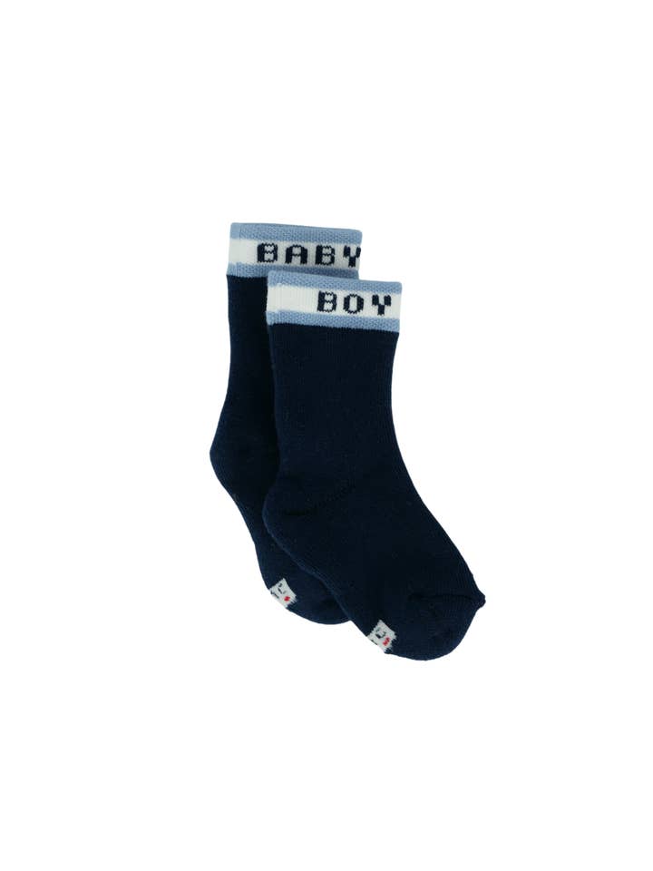 Organic cotton baby socks - Maxime Baby Boy for wholesale by Maison Causettes