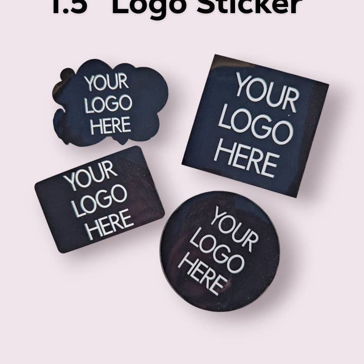 Logo Sticker - 1.5" Measurement for wholesale by Superb Snuffles