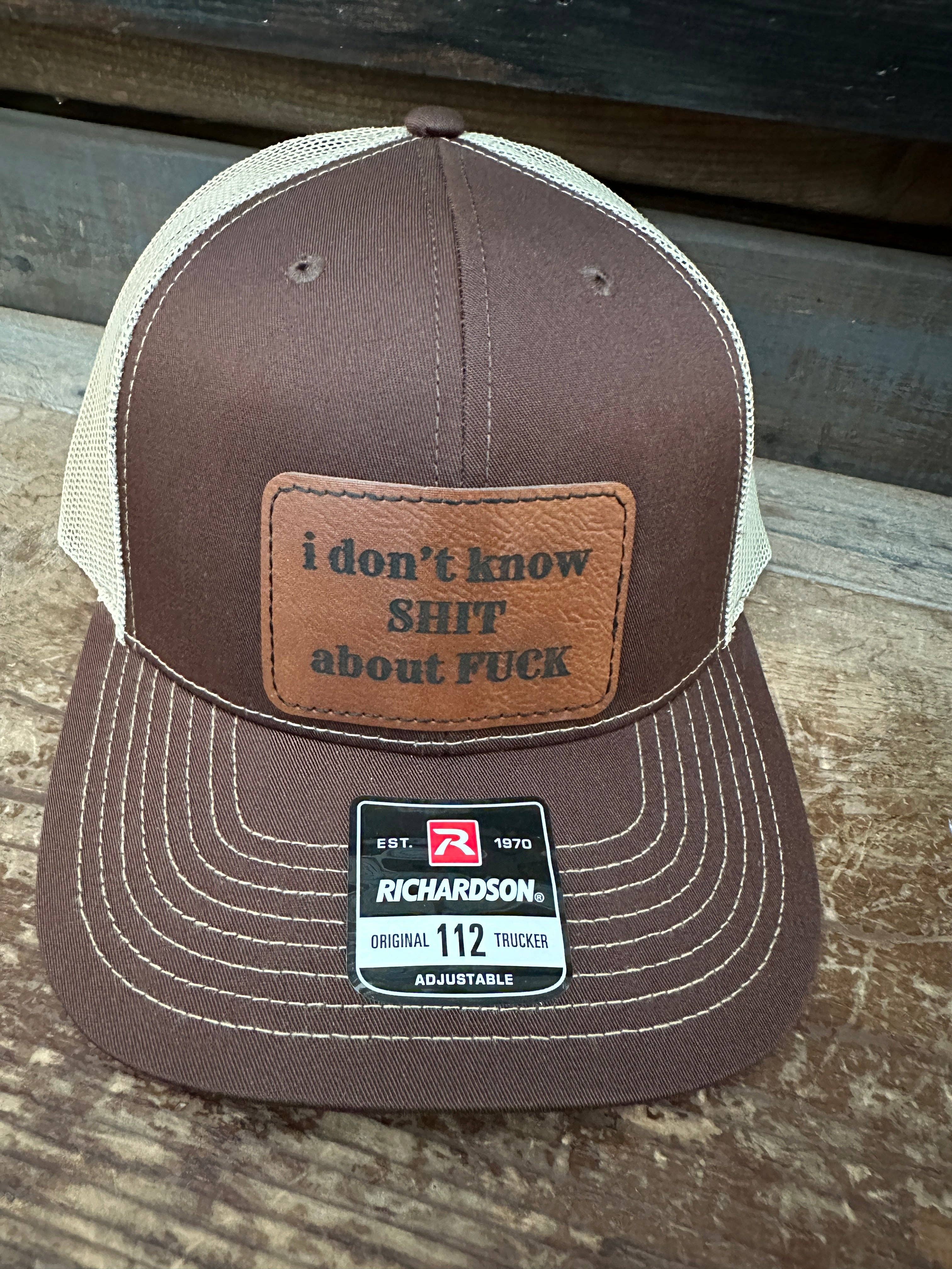 Designed To Flaunt - Wholesale Trucker Hat - Men's - I Don't Know "S" About "F" Men's Richardson 112 Trucker Hat49