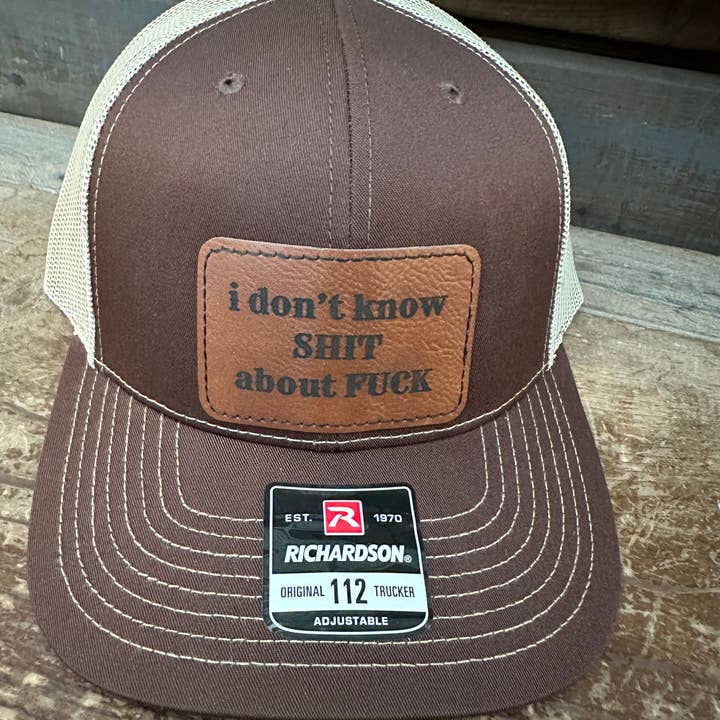 Designed To Flaunt - Wholesale Trucker Hat - Men's - I Don't Know "S" About "F" Men's Richardson 112 Trucker Hat49
