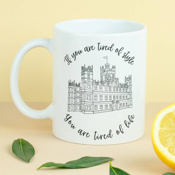 Downton Abbey Bone China Mug for wholesale by Love British Lifestyle