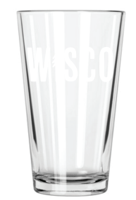 Wisco Clothing Co. - Wholesale Beer Glass/Mug - WISCO Pint Glass0