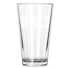 Wisco Clothing Co. - Wholesale Beer Glass/Mug - WISCO Pint Glass
