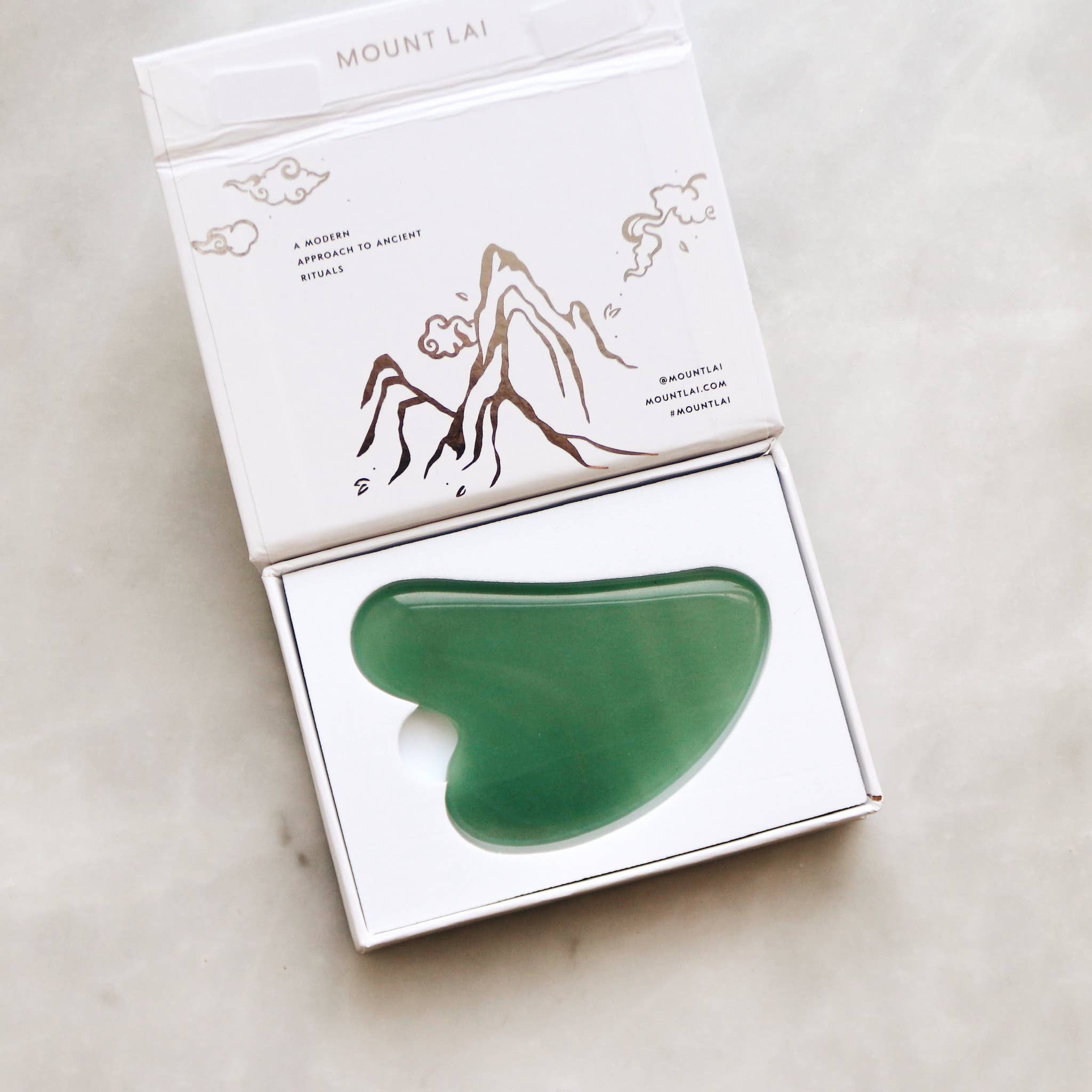 Mount Lai - Vente Gua Shas - Outil de lifting facial en jade Gua Sha1