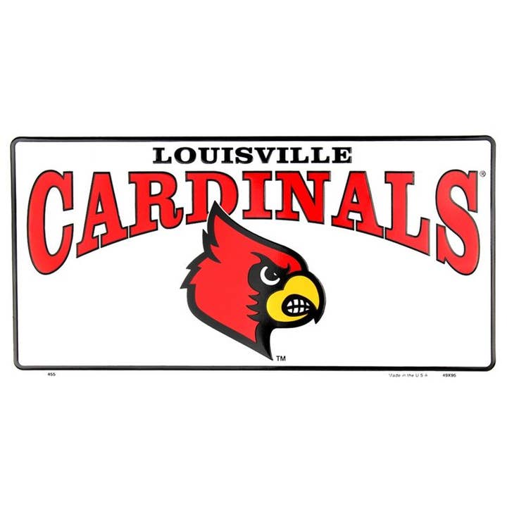 Signs 4 Fun - Wholesale Sign - Louisville Cardinals - License Plates