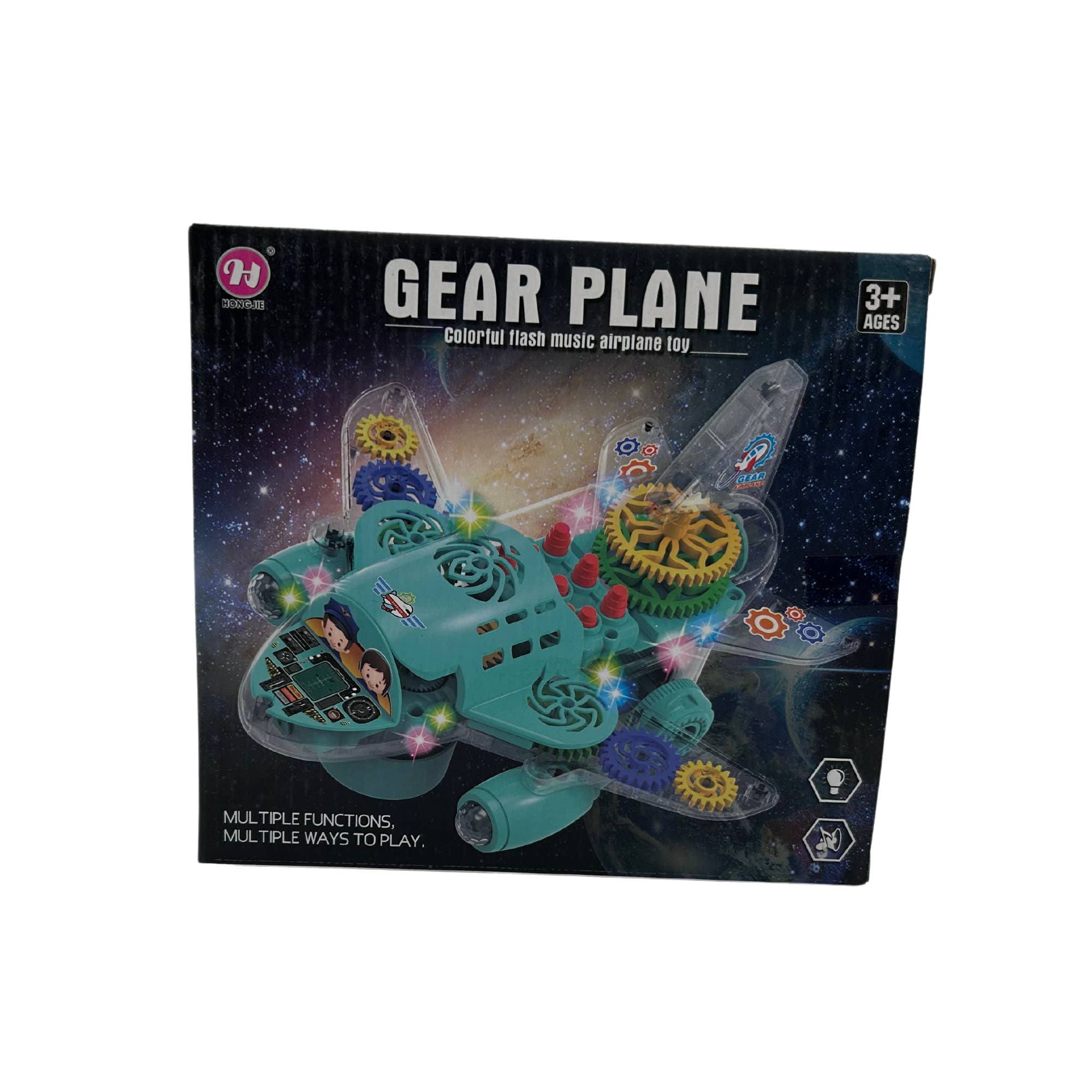 K & S WHOLESALE INC - Wholesale Toy plane – Child - GEAR AIRPLANE WITH LIGHT & MUSIC 30PCS/CS
