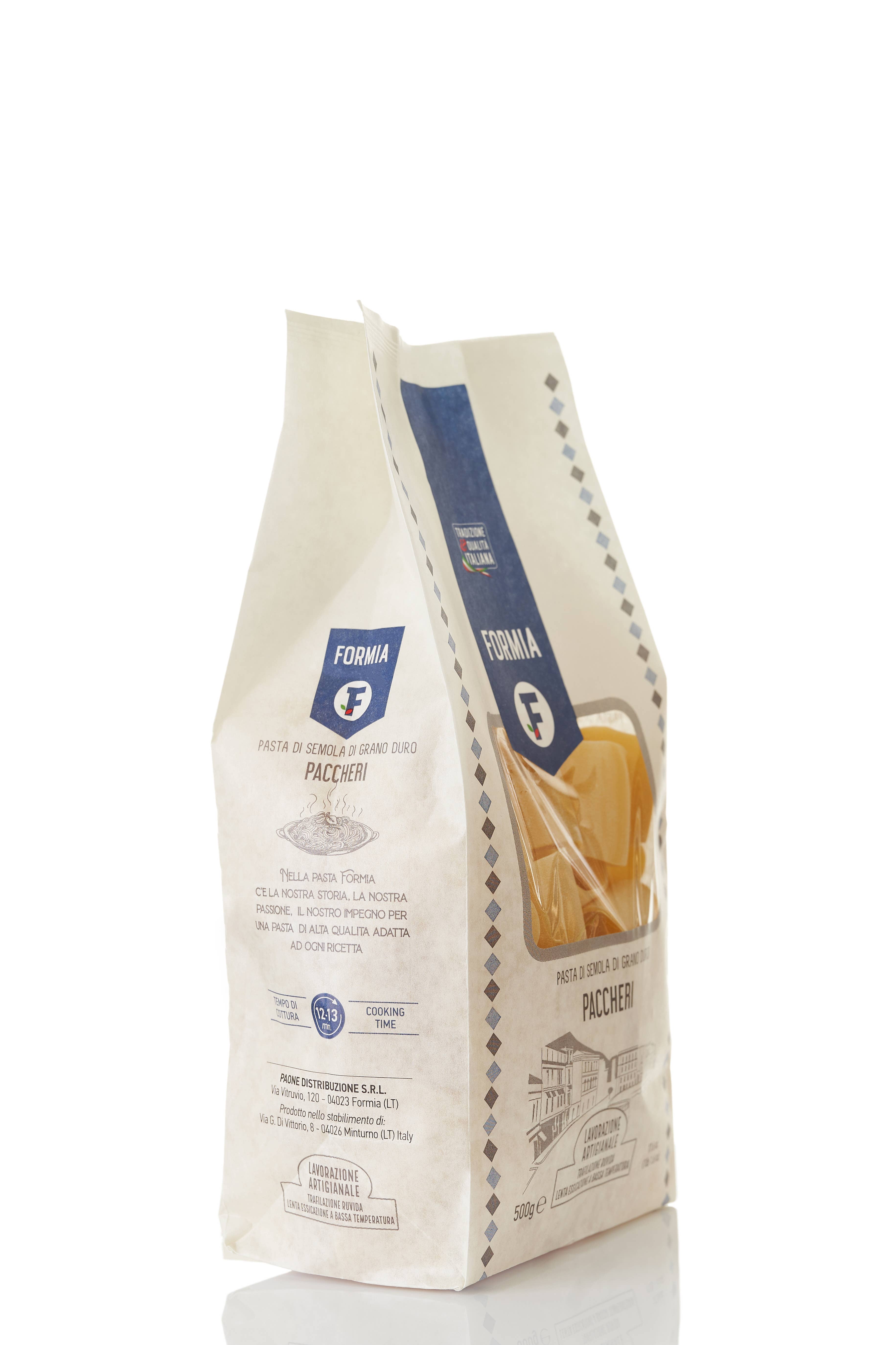 Paone Distribuzione Srl - Wholesale Pasta - Paccheri - Durum wheat semolina pasta1