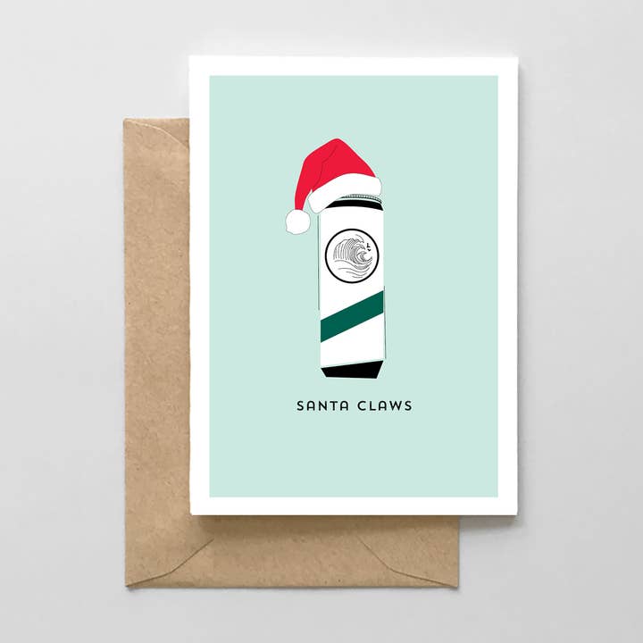 Spaghetti & Meatballs - Wholesale Christmas Card - Santa Claws0