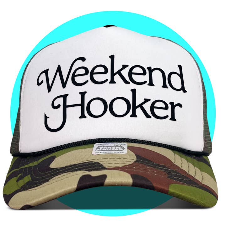 Trash Flowers Trucker Hats - Vente Casquette de camionneur – unisexe - Casquette Weekend Hooker Trucker