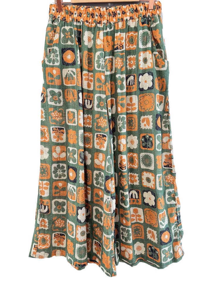 Orice - Wholesale Pants - Women's - Straight pants with dobby cotton pocket - Orice5