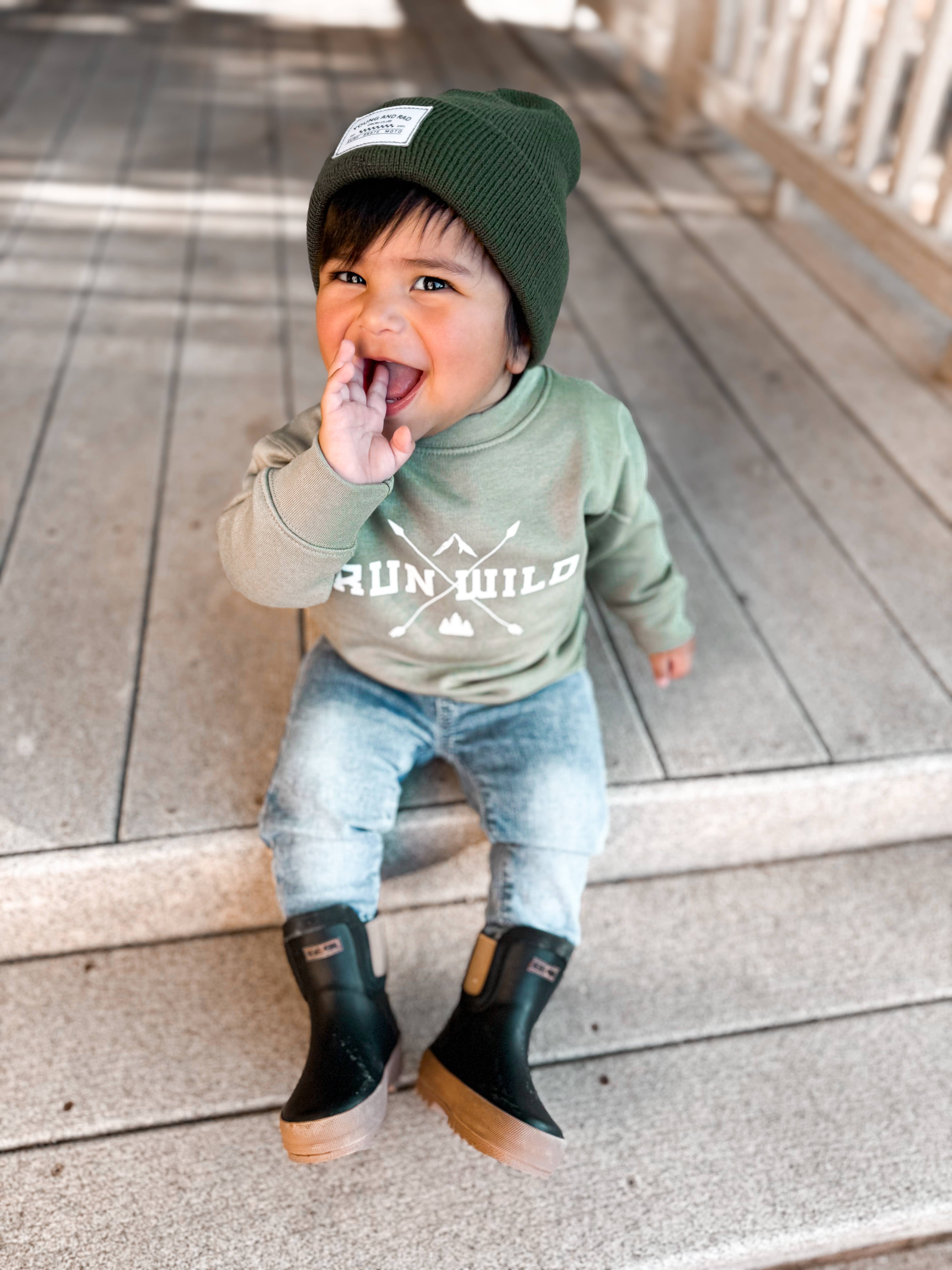 Holland Ave Clothing - Vente Sweat-shirt – enfant - Run Wild | Sweat-shirt Garçon2