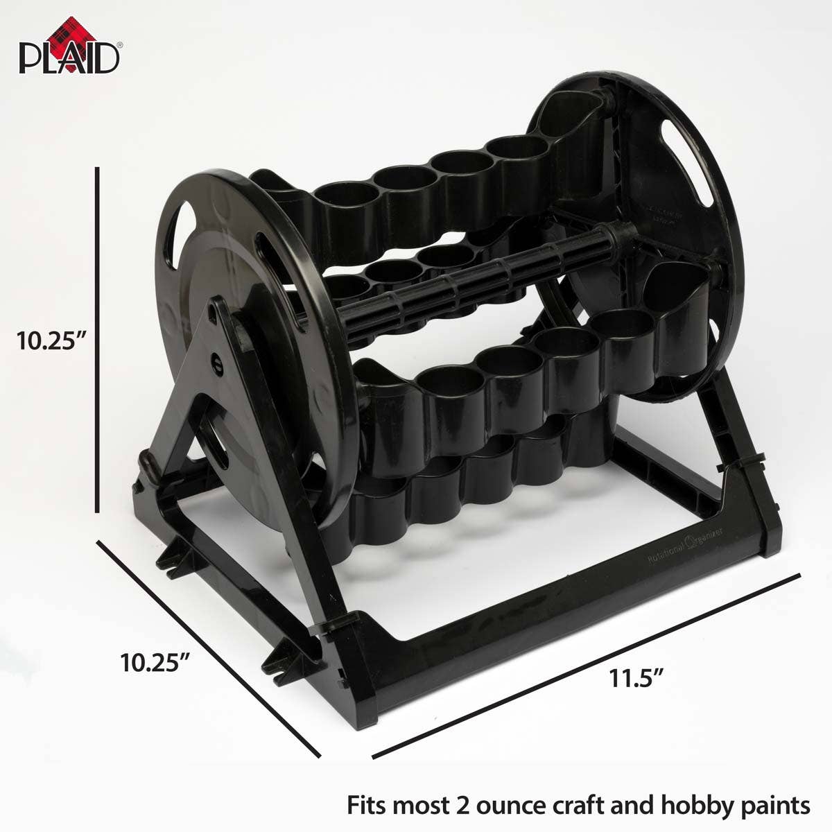 Plaid Crafts - Wholesale Bottle Rack/Holder - Plaid ® Rotational Organizer Paint Supply Storage Caddy2