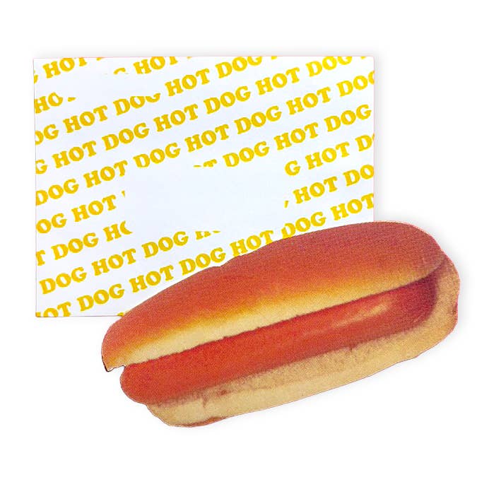 Retro NYC hot dog-vykort med kuvert för wholesale av Greenwich Letterpress