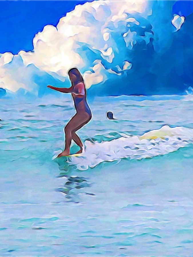 Oceaankunst, een surferskunst voor wholesale door Blue Fusion Surf Art